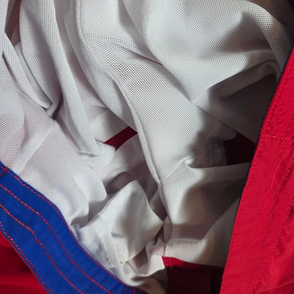 Polo Ralph Lauren Swim‎ Trunks Boys XL 18-20 Red Big Pony Mesh Lined RN 41381